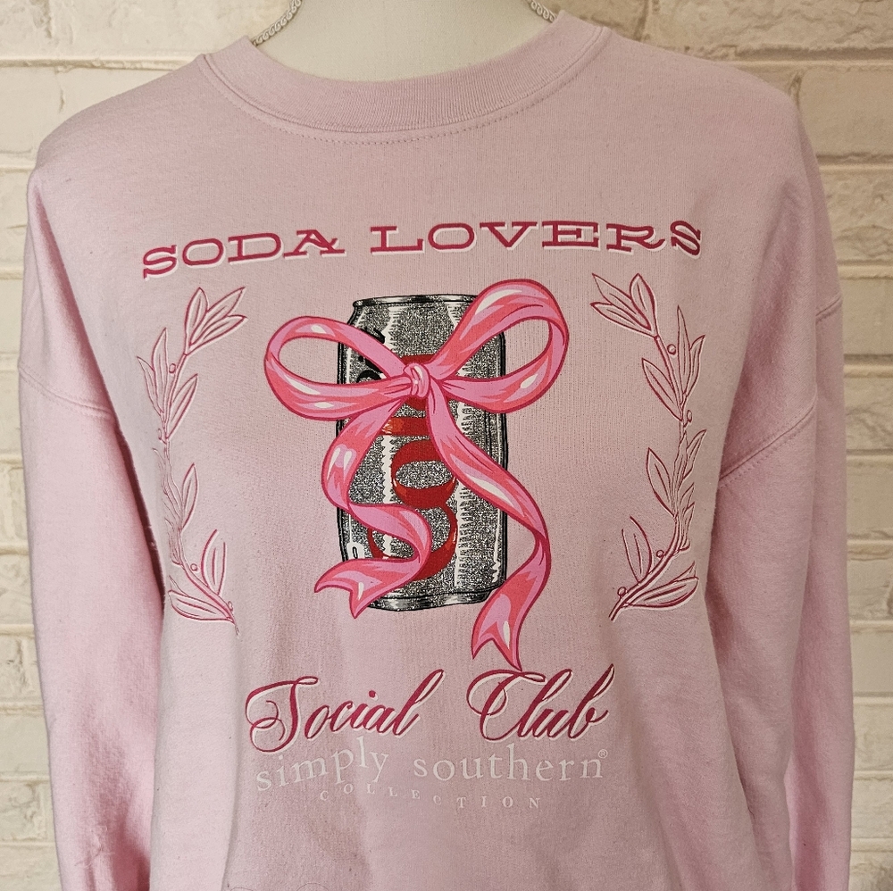 Simply Southern Pink Social Club Sweatshirt